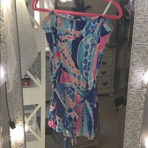 Lilly Pulitzer strapless romper